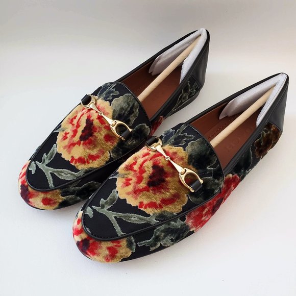 NEW COACH Floral Rose Jacquard Loafers Flats - Picture 7 of 8